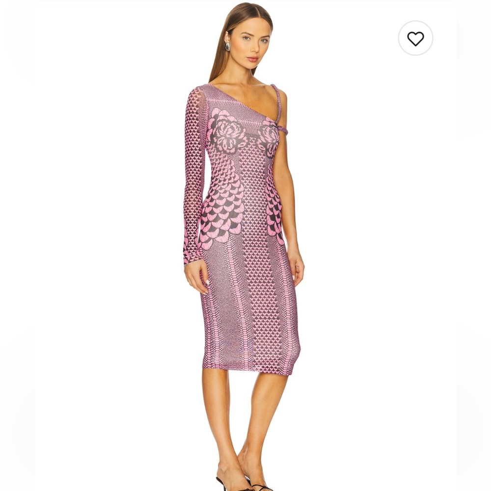 AFRM Charo Dress in Pink Petal